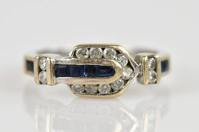 Lot 2324 - An 18ct white gold Art Deco style diamond and...