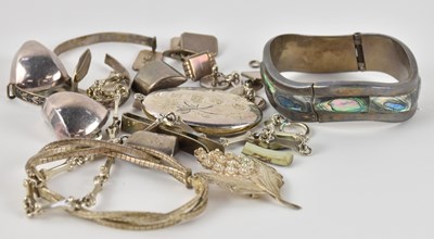 Lot 1473 - A quantity of assorted 925 silver and white...