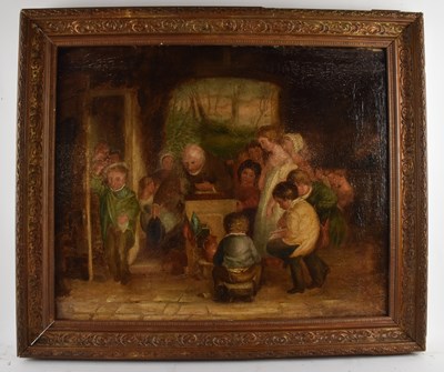 Lot 172 - UNATTRIBUTED 19TH CENTURY BRITISH SCHOOL; oil...