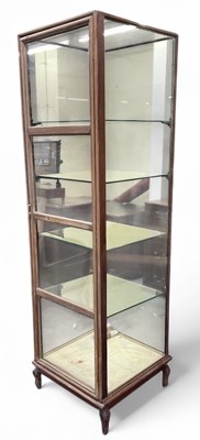 Lot 43 - A large early 20th century rectangular stained...