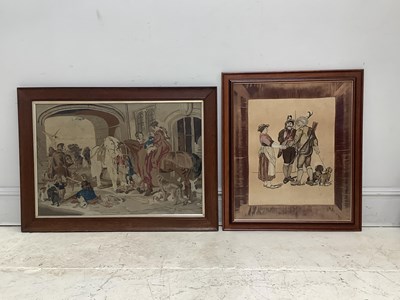 Lot 404 - A late 19th/early 20th century tapestry,...