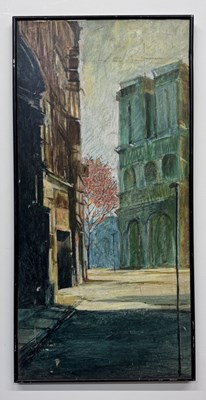 Lot 34 - SURYAKANT HOLKAR; mixed media, 'Fortress',...