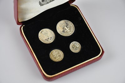 Lot 1118 - An Elizabeth II four piece Maundy set, 1953,...