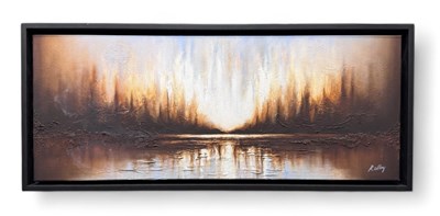 Lot 222 - DAVID RIDLEY; oil on canvas, 'Evening Mood',...