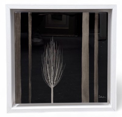 Lot 213 - NAKISA SEIKA; original glazed painting on...