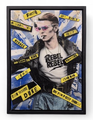 Lot 214 - MR SLY; limited edition hand embellished mixed...