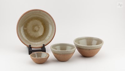 Lot 556 - PETER SWANSON (born 1950); a stoneware pasta...