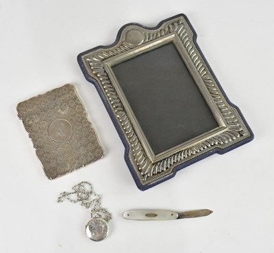 Lot 542 - THOMAS MARPLES; a Victorian hallmarked silver...