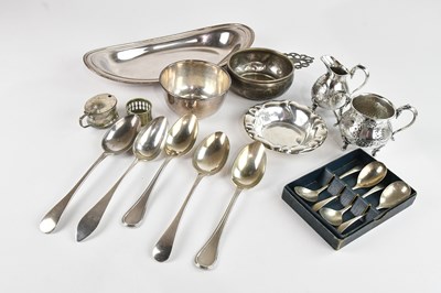 Lot 26 - A collection of silver plated items including...