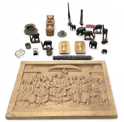 Lot 596 - A quantity of assorted African tribal...