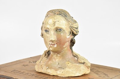 Lot 1102 - AMIDONNERIES FRANCAISES VALENCIENNES; a wooden...