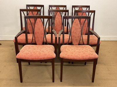 Lot 777 - LESLIE DANDY FOR G PLAN; a set of six teak and...
