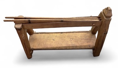 Lot 6 - An interesting 17th/18th century elm flax...
