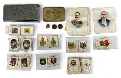 Lot 362 - A WWI Christmas 1914 tin, containing 1921 and...