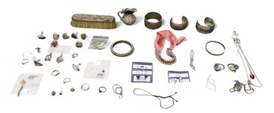 Lot 1471 - A quantity of 925 and white metal jewellery,...