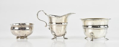 Lot 116 - A George V hallmarked silver milk jug,...