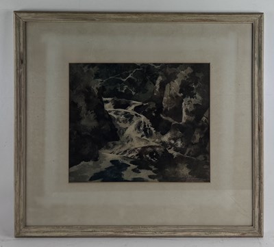 Lot 282 - ANGUS BRENT (1903-2000); watercolour, abstract,...