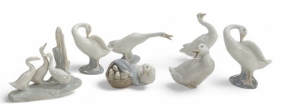 Lot 558 - A collection of seven Lladrό and Nao porcelain...