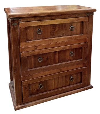 Lot 85 - THE MADRID COLLECTION; a modern hardwood chest...