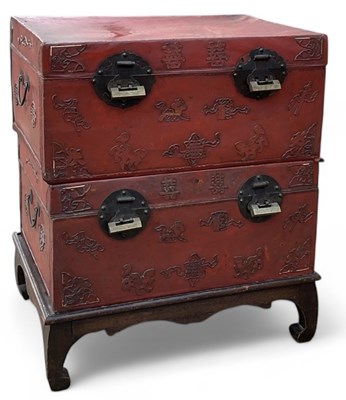 Lot 20 - A pair of early to mid 20th century Japanese...