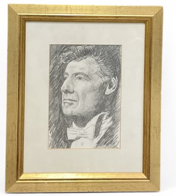 Lot 243 - LAWRENCE HOLOFCENER (1926-2017); pencil sketch,...