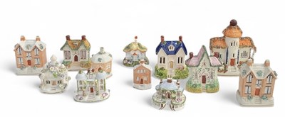 Lot 537 - Five 19th century and later ceramic money...