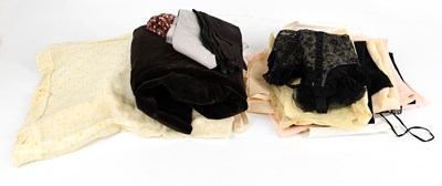 Lot 813 - JEAN VARON; a vintage cream and yellow print...