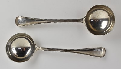 Lot 1202 - ELKINGTON & CO; a pair of Victorian hallmarked...
