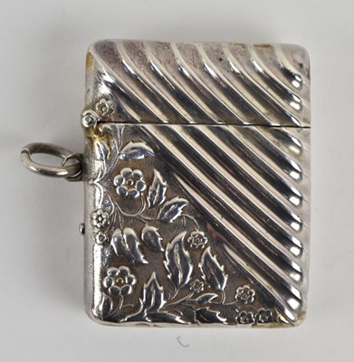 Lot 1272 - THOMAS ACOTT & CO; a late Victorian hallmarked...