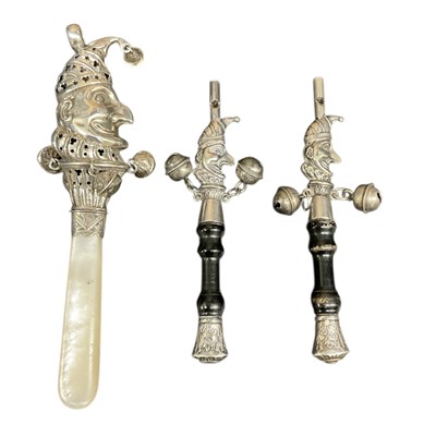 Lot 1232 - An Edward VII hallmarked silver mother of...