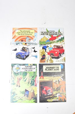 Lot 1053 - CITROËN; four 1980s Tintin themed 2CV6 car...