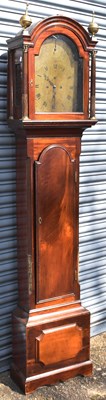 Lot 114 - A 19th century mahogany eight day longcase...