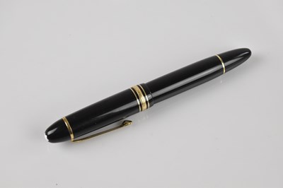 Lot 8 - MONTBLANC; a model 1810 fountain pen, with 14c...