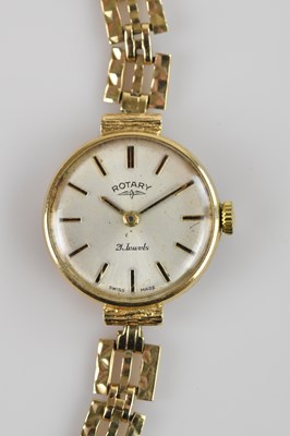 Lot 501 - ROTARY; a lady's 9ct gold cased wristwatch,...