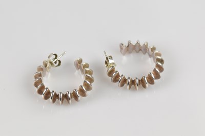 Lot 1388 - NANNA & JORGEN DITZEL FOR GEORG JENSEN; a pair...