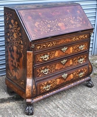 Lot 3 - An early 19th century mahogany and Dutch...