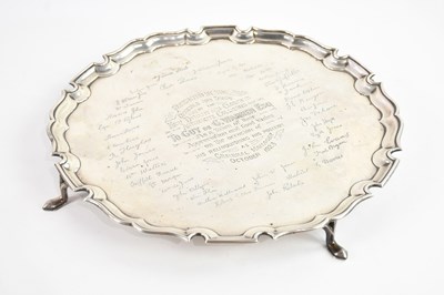 Lot 66 - EDWARD BARNARD & SONS; a George V hallmarked...