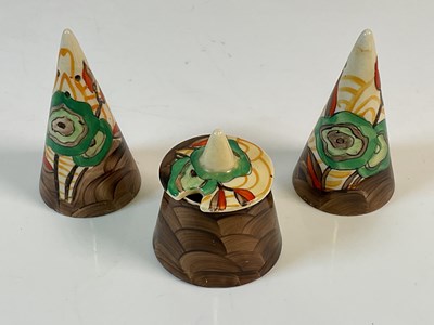 Lot 363 - CLARICE CLIFF; a 'Cabbage Flower' pattern...