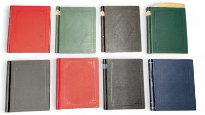 Lot 432 - Eight albums of British and Commonwealth...