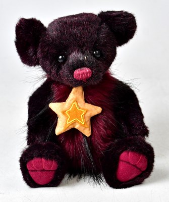 Lot 580 - CHARLIE BEARS; a collectors' bear, 'Velvet'...