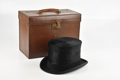 Lot 332 - LINCOLN BENNETT & CO; a top hat, in leather...