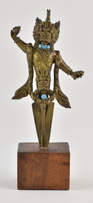 Lot 1091 - A small 19th century bronze beaded and...