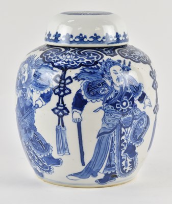 Lot 1036 - A 19th century Chinese blue and white...