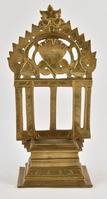 Lot 1044 - A 19th century gilt bronze religious...