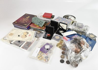 Lot 1172 - A large collection of coins including...