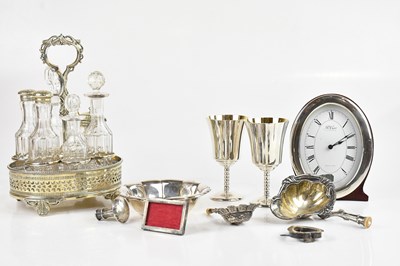 Lot 6 - A small collection of electroplated items...