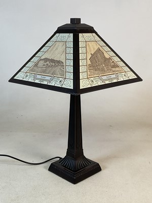 Lot 842 - DECOR ART; a metal table lamp, limited edition...
