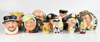 Lot 1216 - ROYAL DOULTON; a collection of character jugs...