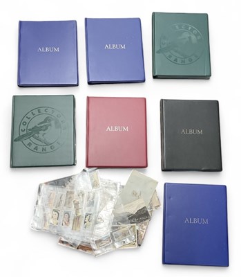 Lot 425 - Seven albums of cigarette cards and a few...