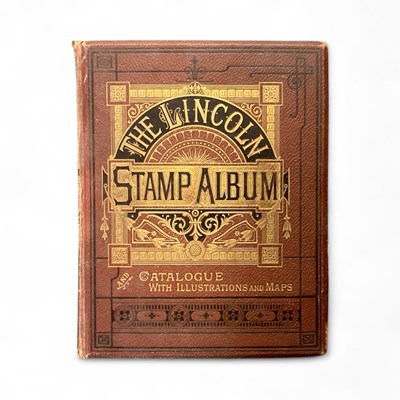 Lot 443 - A Lincoln stamp album containing a quantity of...